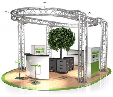 Stand de feria de travesanos Naxpo Truss