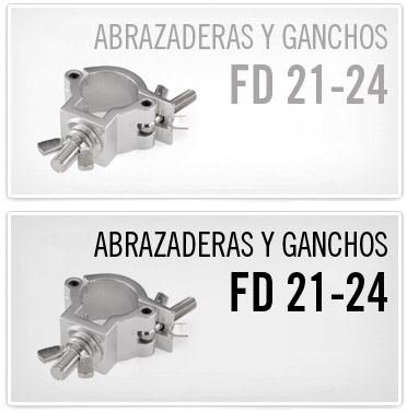 Abrazaderas y ganchos hasta FD 24